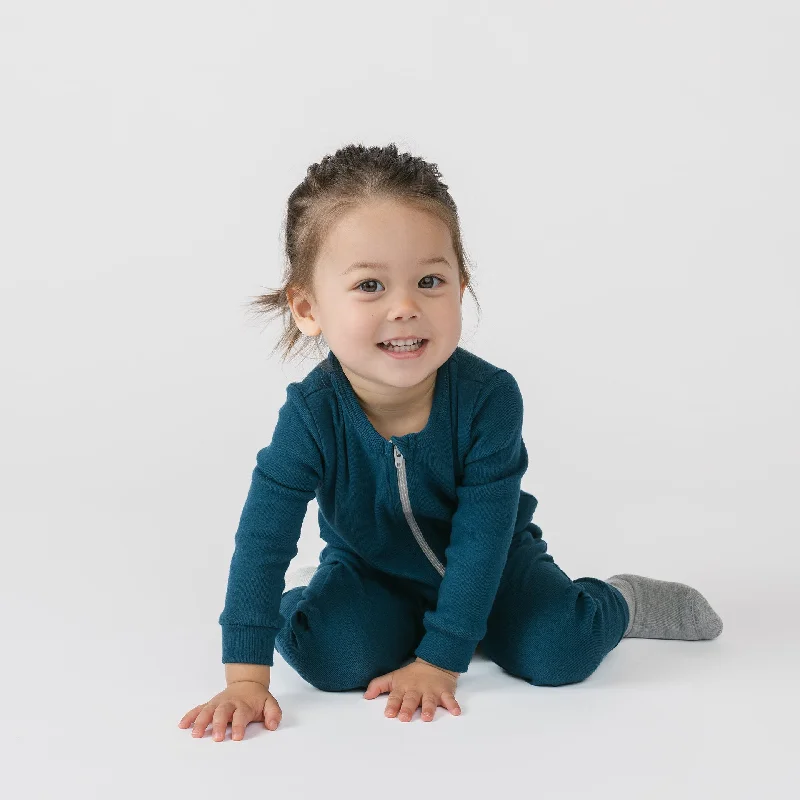 Plus Size Women's Button - Down One - Pieces in Light Blue for a Casual and Comfortable Day OutDreamy Sleeper Romper