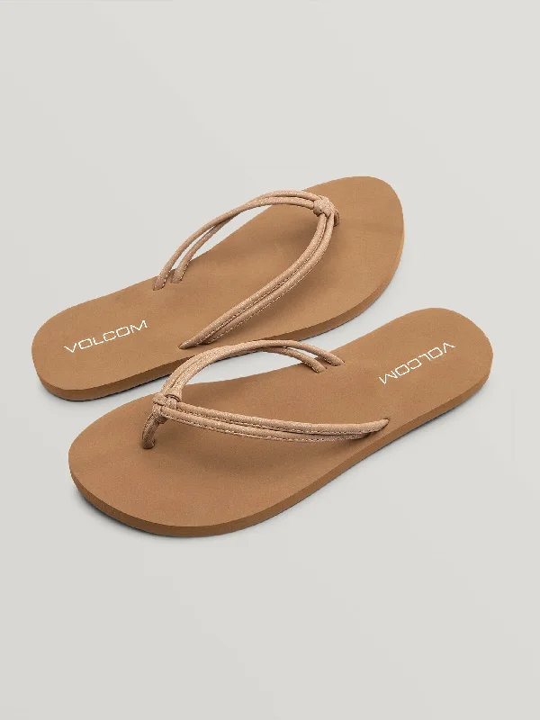 Women's Metallic One - Pieces in Silver for a Shiny and Eye - Catching Night OutfitForever And Ever Ii Sandal - Tan