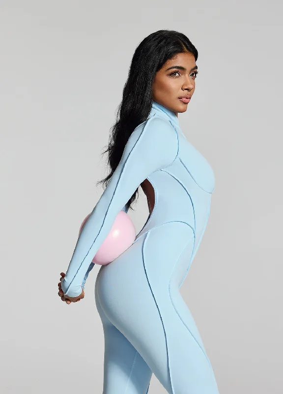 Crop Bodysuits to Pair with High - Waisted BottomsFull-Body Jumpsuit