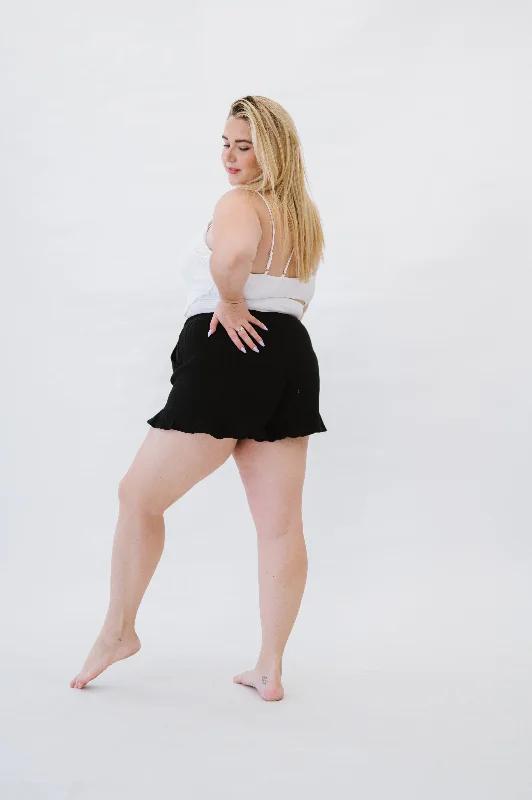 One - size - fits - all cover ups for convenient and hassle - free shoppingLakeside Shorts | Black