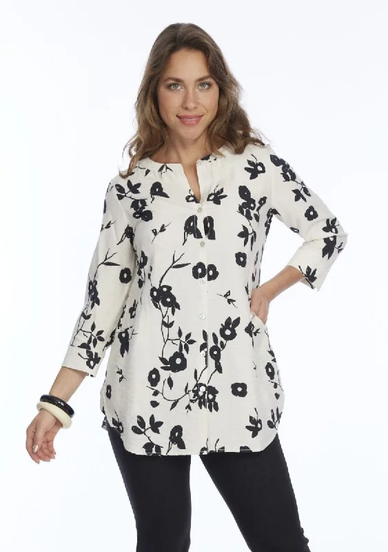 Striped cotton - blend cover ups for a classic and casual beachwearLior Top Honey-2
