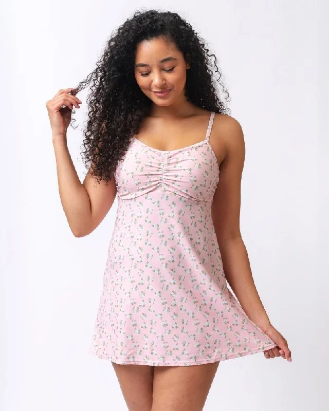 Women's Sleeveless Backless One - Pieces in Black with Cut - Out Details for a Sexy Beach LookRosey Swim Dress