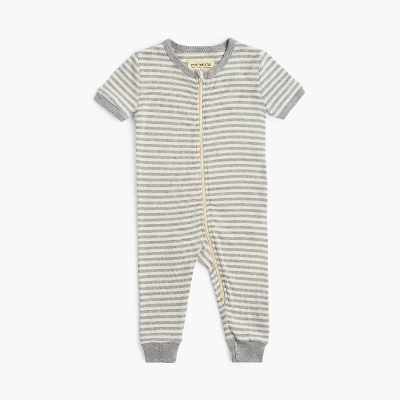 Heather Grey Stripe
