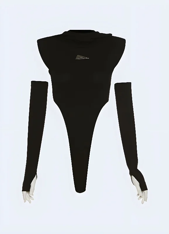 Seamless Bodysuits for a Smooth Underwear LookTechwear Hooded Bodysuit