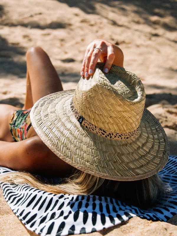 Women's Long - Sleeve Turtleneck One - Pieces in Navy for a Sophisticated Winter EnsembleThrow Shade Straw Hat - Natural