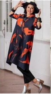 One - size - fits - all cover ups for convenient and hassle - free shoppingVanite Couture Jacket 61859 F24