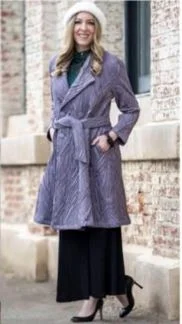 Thermal - lined cover ups for cooler beach eveningsVanite Couture Jacket 88023 F24