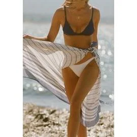 Opaque cover ups for a more modest beach lookALUNA ORGANIC BEACH WRAP